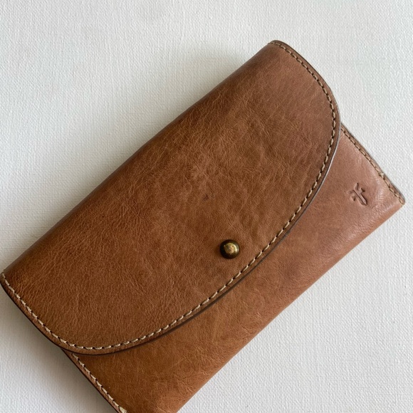 Frye Brown Leather Wallet - Picture 1 of 6